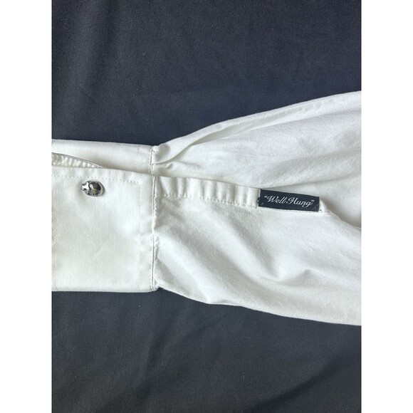 Marc Ecko No. 72 Time Square NY Mens Large Button DN Dress Shirt Skull Tuxedo - Picture 14 of 14